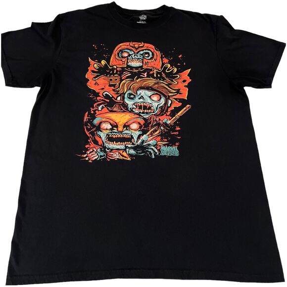 Marvel Zombies T-Shirt Large | Funko Pop Tees 2020 | Wolverine, Magneto, Gambit - Picture 1 of 6